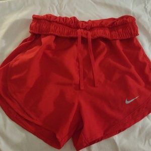 Red Nike Dri-Fit Shorts